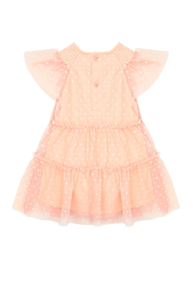 VESTIDO NIÑA MUST HAVE 2610213 CORAL CLARO - 2
