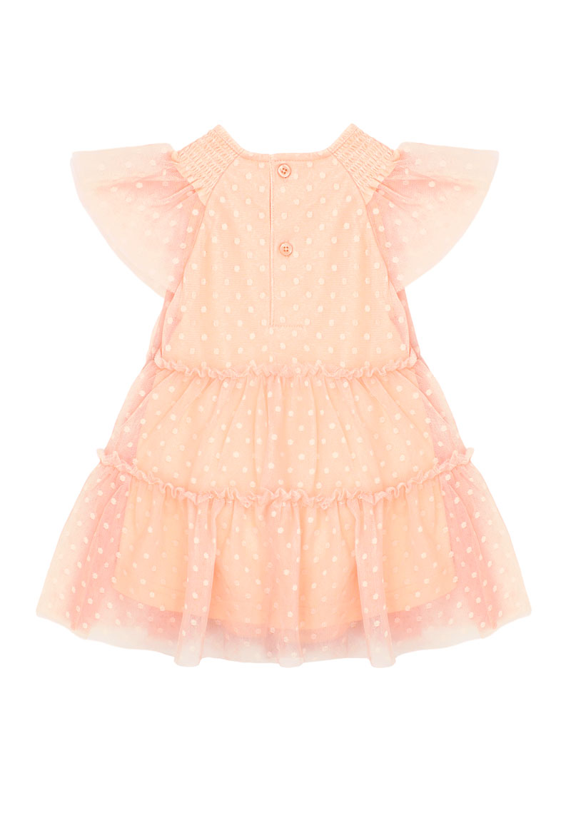 VESTIDO NIÑA MUST HAVE 2610213 CORAL CLARO - 2