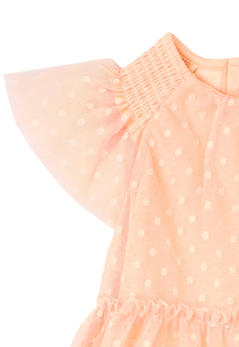 VESTIDO NIÑA MUST HAVE 2610213 CORAL CLARO - 3