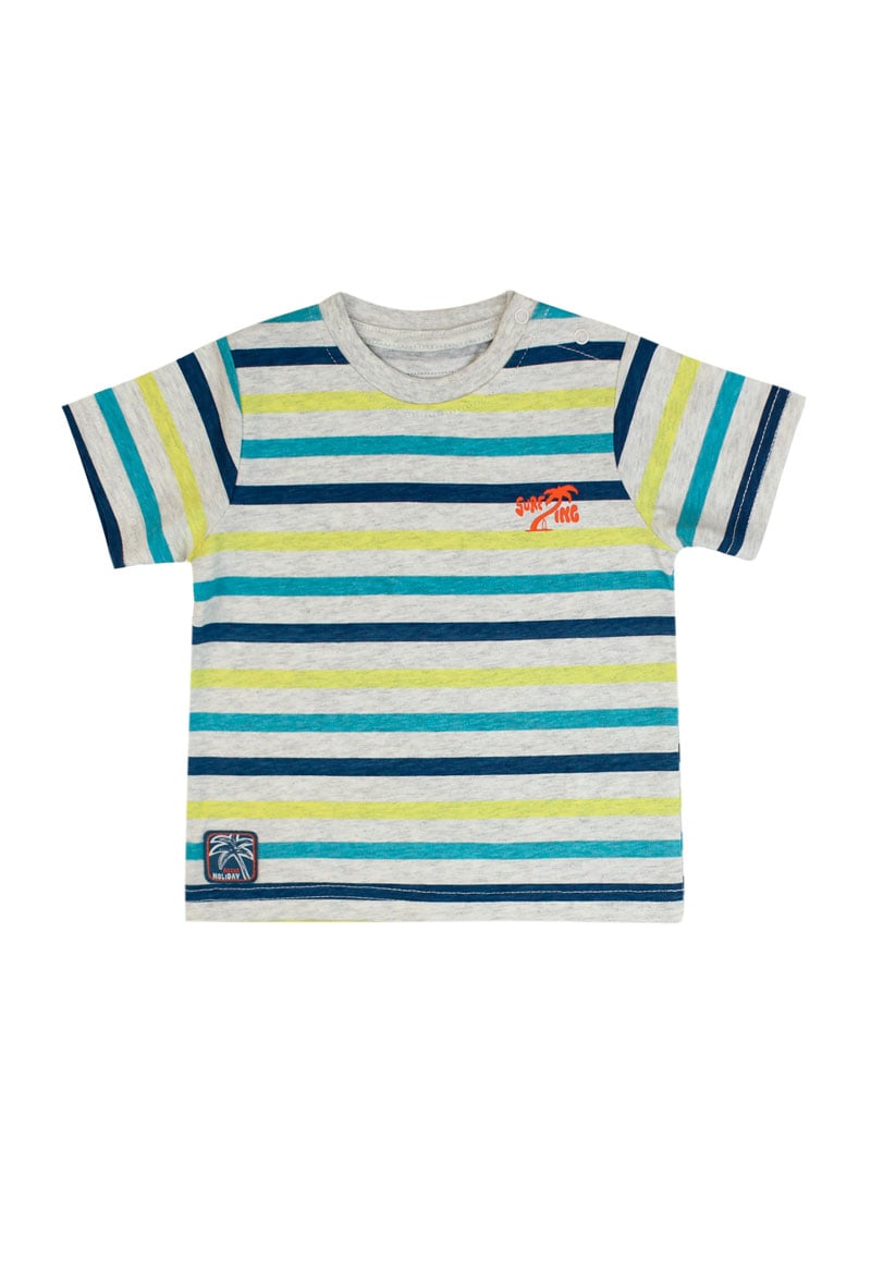 POLERA NIÑO HOLIDAY 2610148 GRIS MELANGE - 1