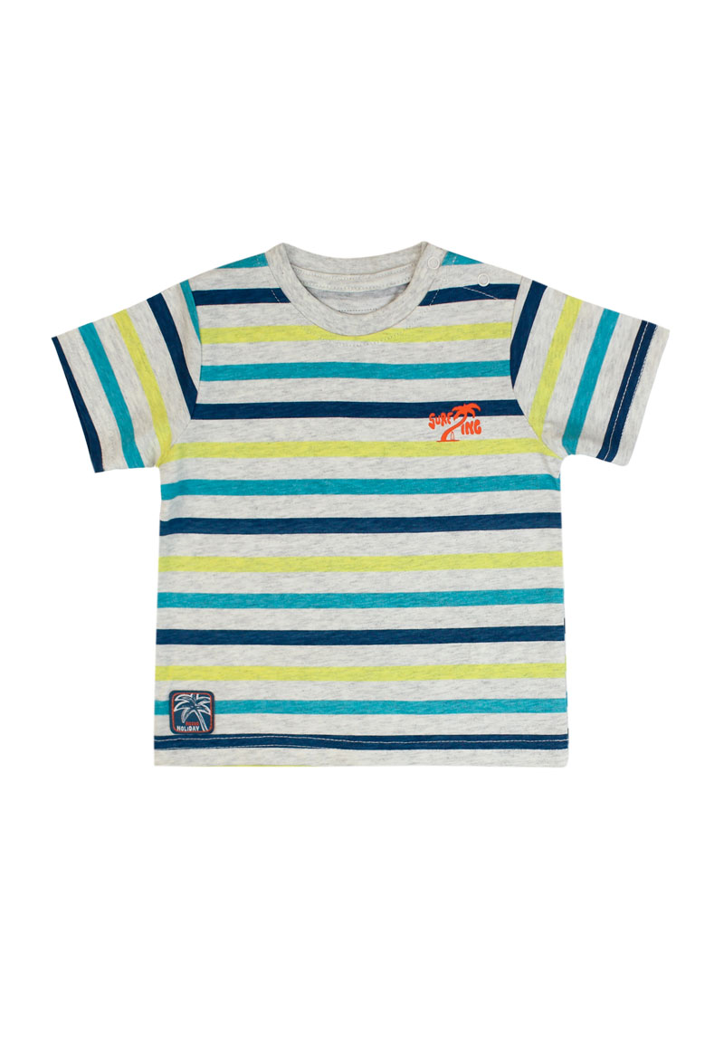POLERA NIÑO HOLIDAY 2610148 GRIS MELANGE - 1