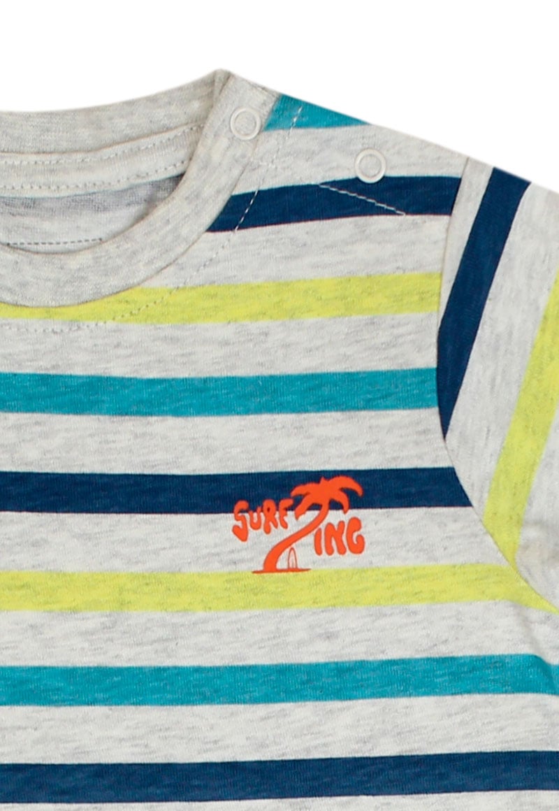 POLERA NIÑO HOLIDAY 2610148 GRIS MELANGE - 3