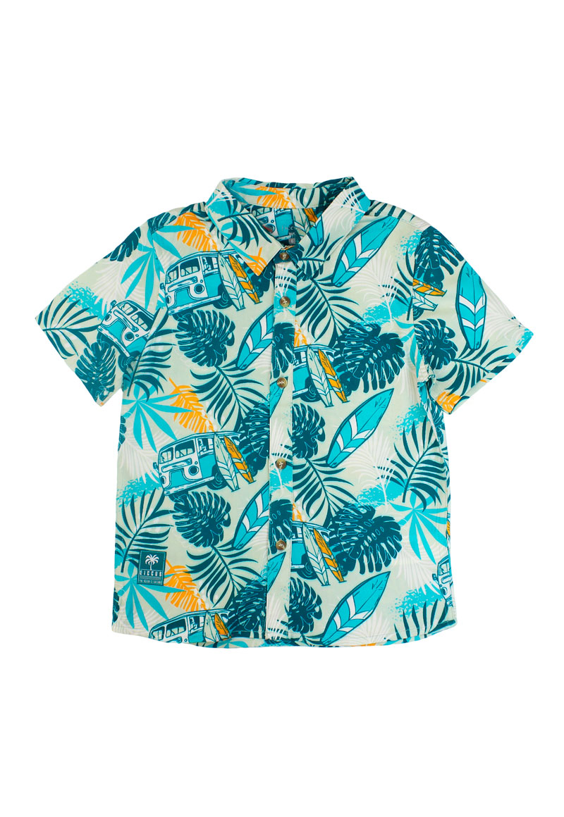CAMISA NIÑO HOLIDAY 2610254 ESMERALDA CLARO - 1