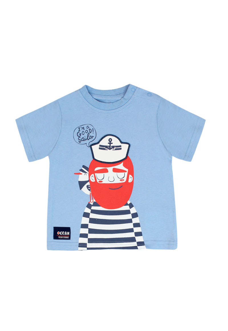 POLERA NIÑO ESSENCE 2610138 CELESTE - 1