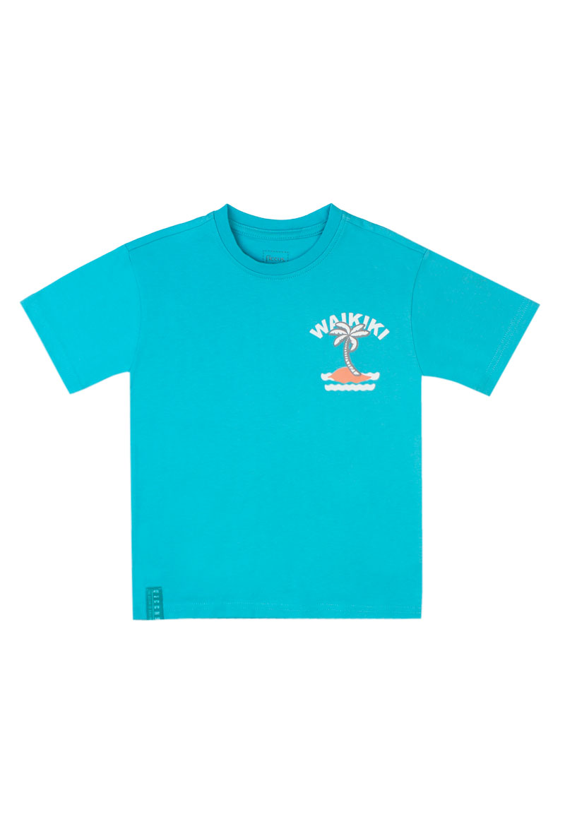 POLERA NIÑO HOLIDAY 2610243 TURQUESA CLARO - 1