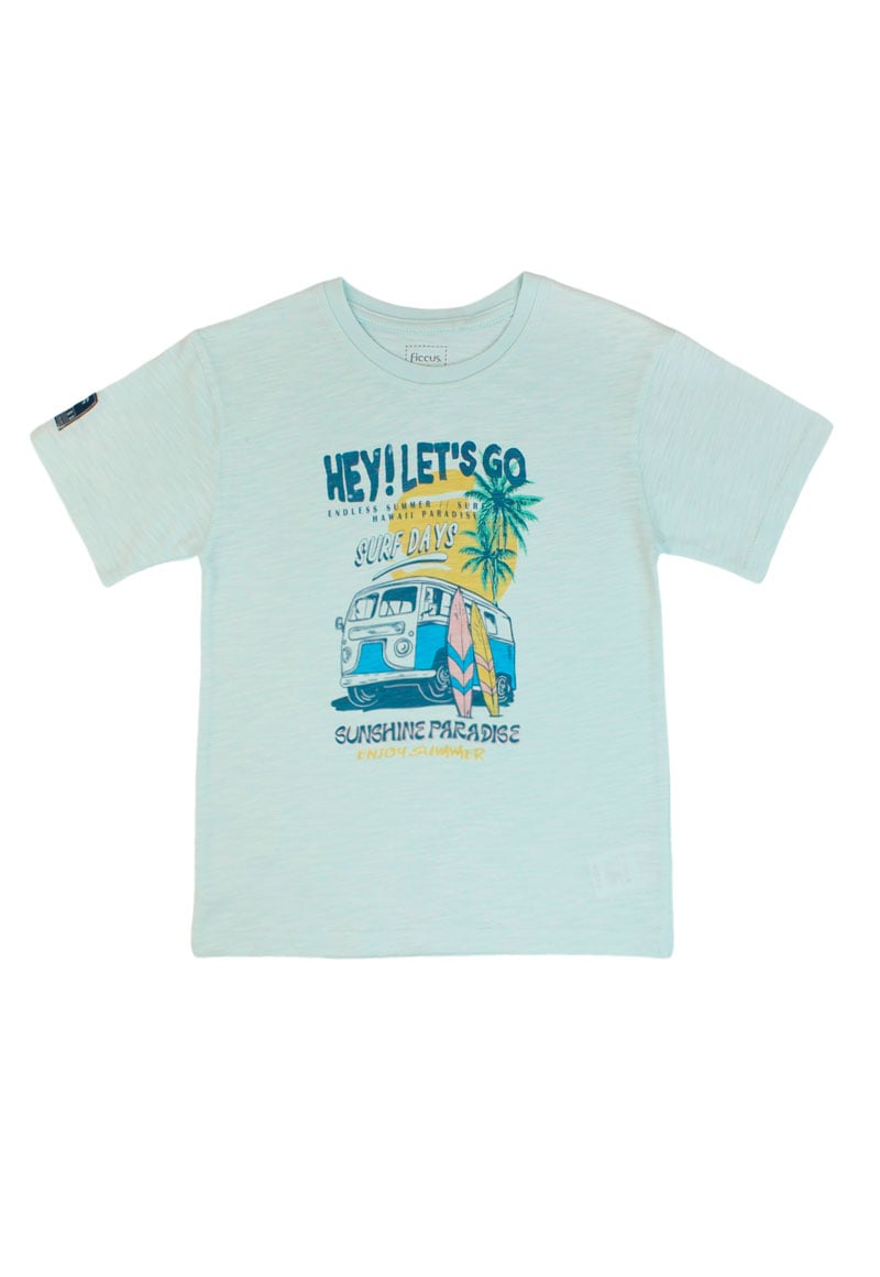 POLERA NIÑO HOLIDAY 2610240 ESMERALDA CLARO - 1