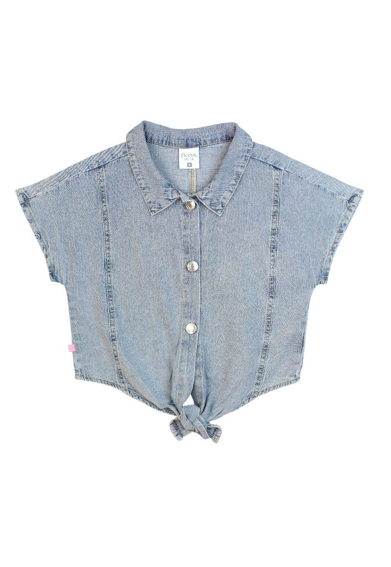 BLUSA NIÑA ESSENCE 2610291 CELESTE - 1