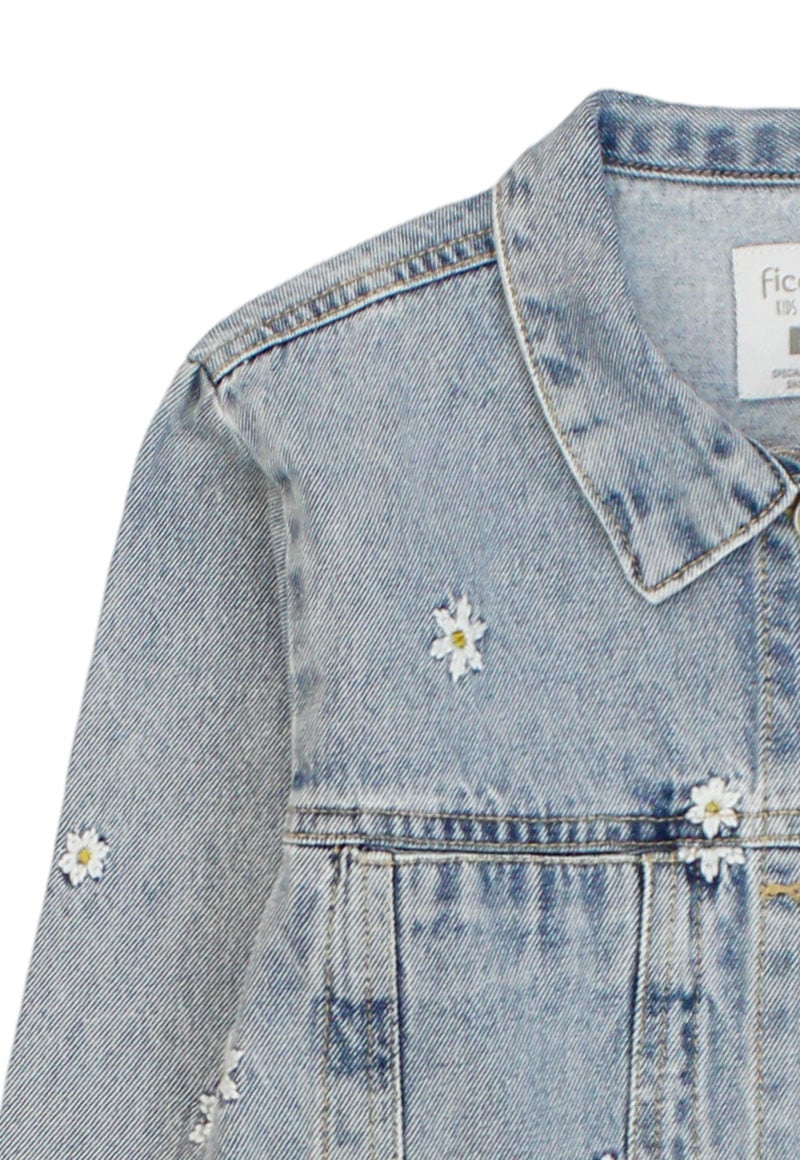 CHAQUETA NIÑA ESSENCE 2610336 CELESTE - 3