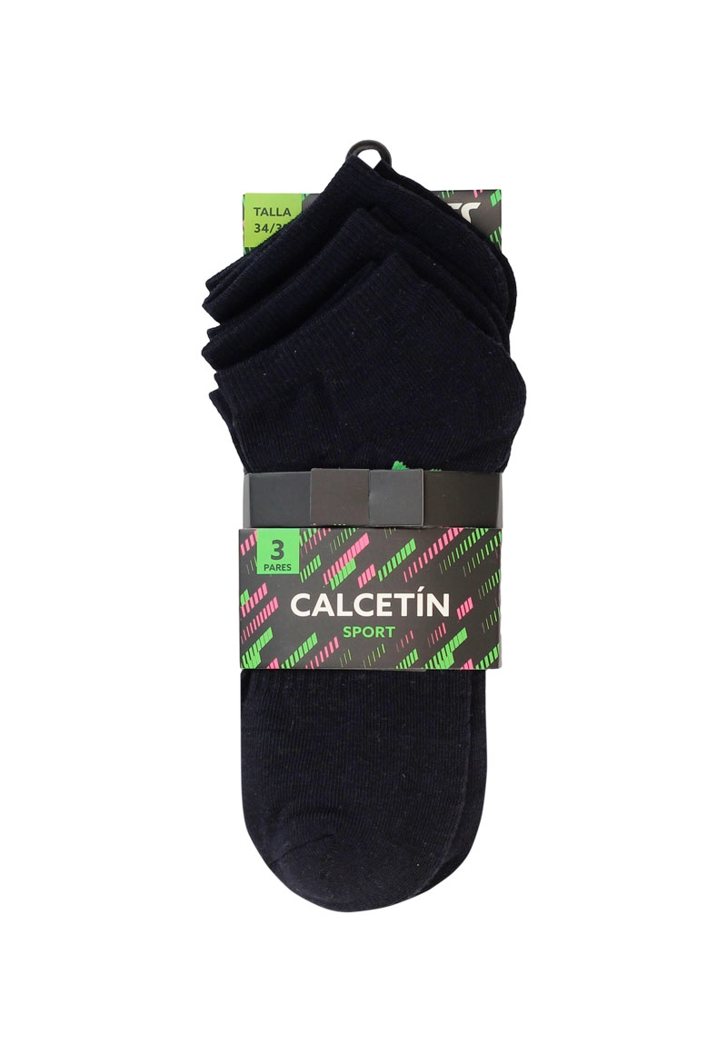 CALCETIN UNISEX ESCOLAR 2620670 AZUL MARINO - 1
