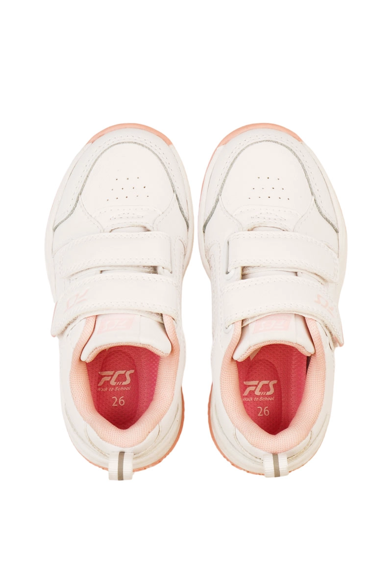 ZAPATILLA NIÑA ESCOLAR 2620916 BLANCO/ROSADO - 2