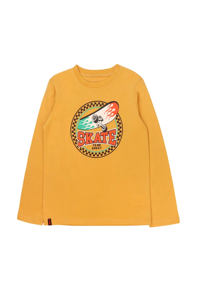 POLERA NIÑO DAY TO DAY 2620724 LADRILLO - 1