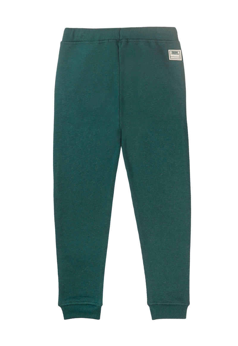 PANTALON BUZO NIÑO DAY TO DAY 2620730 VERDE OSCURO - 2