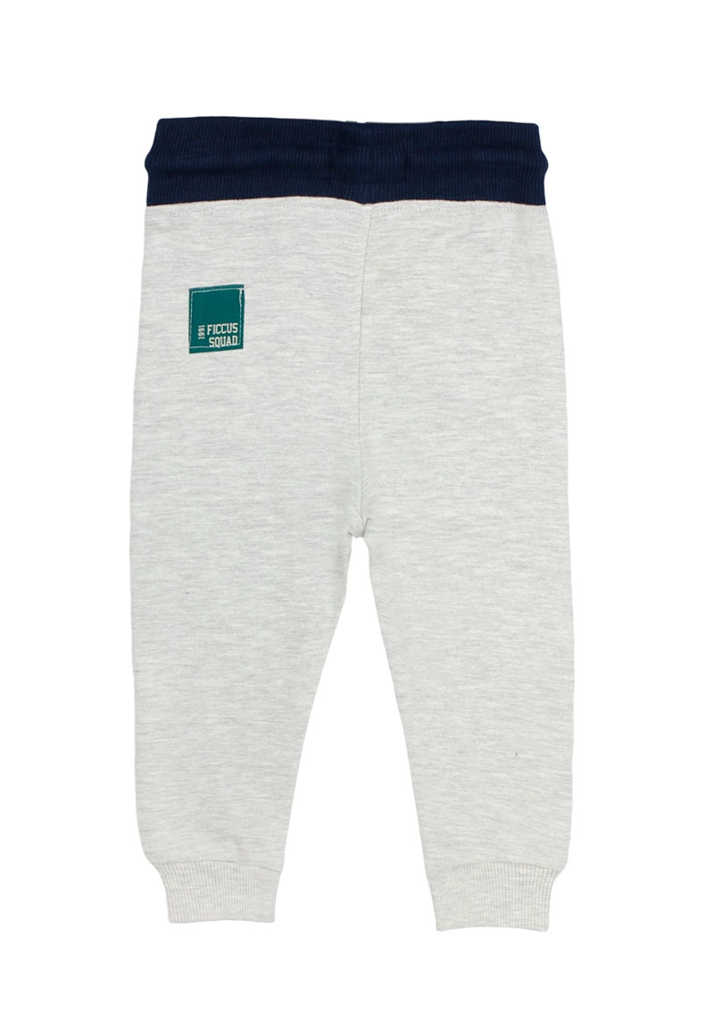 PANTALON BUZO NIÑO SQUAD 2620154 GRIS MELANGE - 2