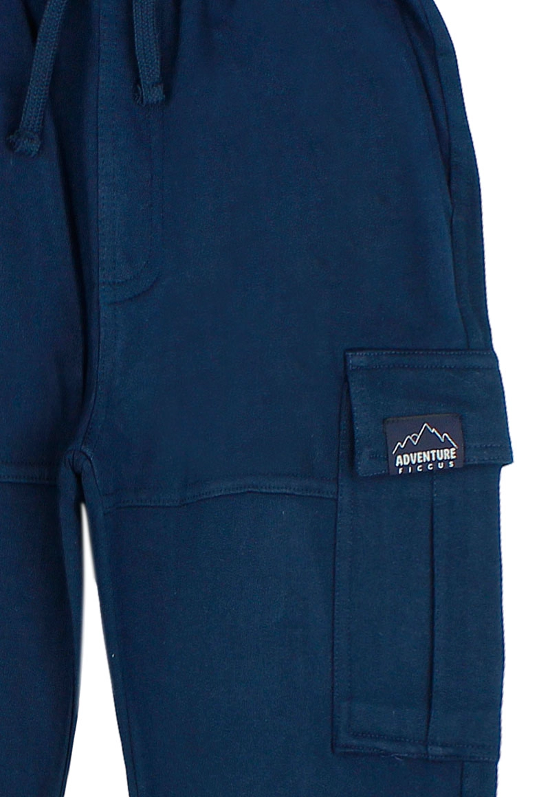 PANTALON BUZO NIÑO ADVENTURE 2620346 AZUL - 3