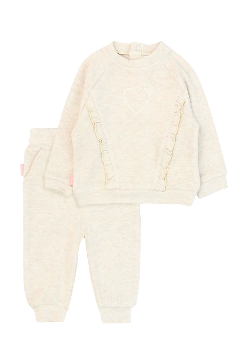 CONJUNTO NIÑA HEART 2620120 BEIGE - 1