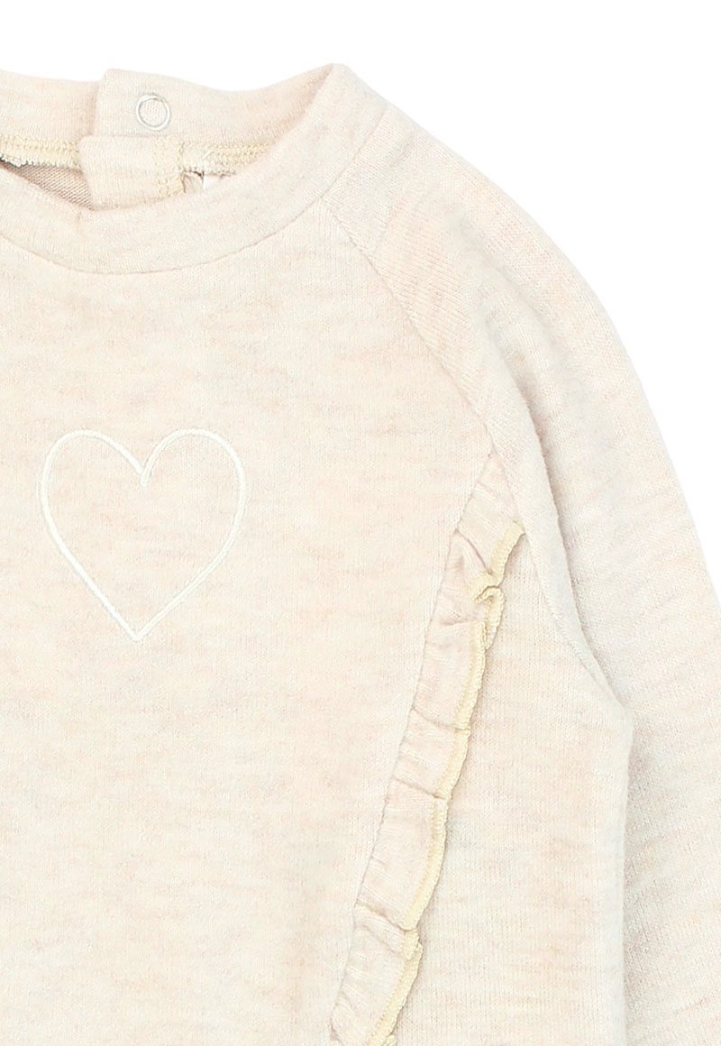 CONJUNTO NIÑA HEART 2620120 BEIGE - 3