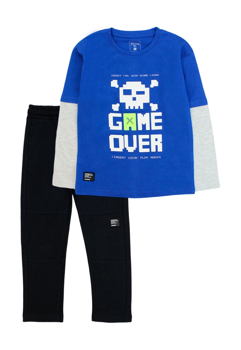 CONJUNTO NIÑO ATTITUDE 2620259 AZULINO - 1