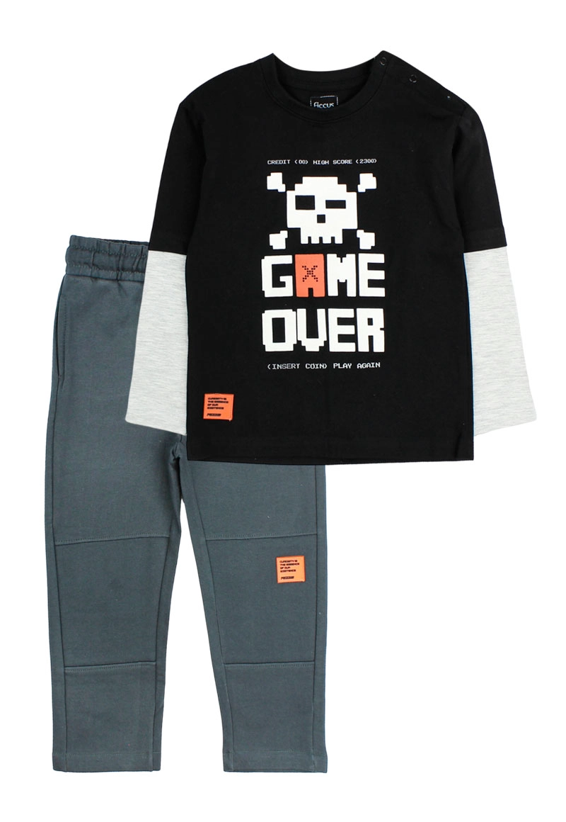 CONJUNTO NIÑO ATTITUDE 2620259 AZULINO - 1