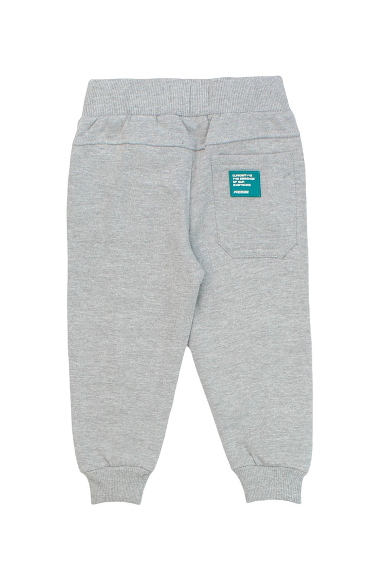 PANTALON BUZO NIÑO ATTITUDE 2620155 GRIS MELANGE - 2