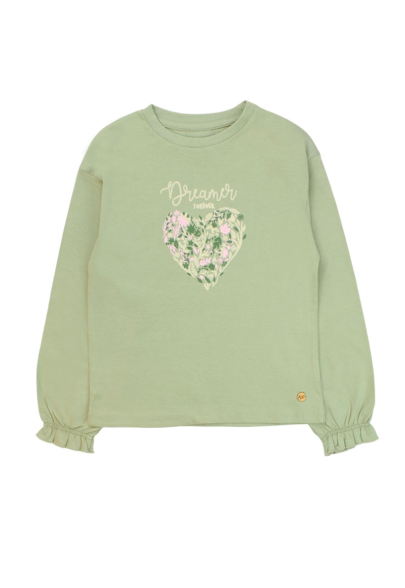 POLERA NINA ADVENTURE 2620278 VERDE