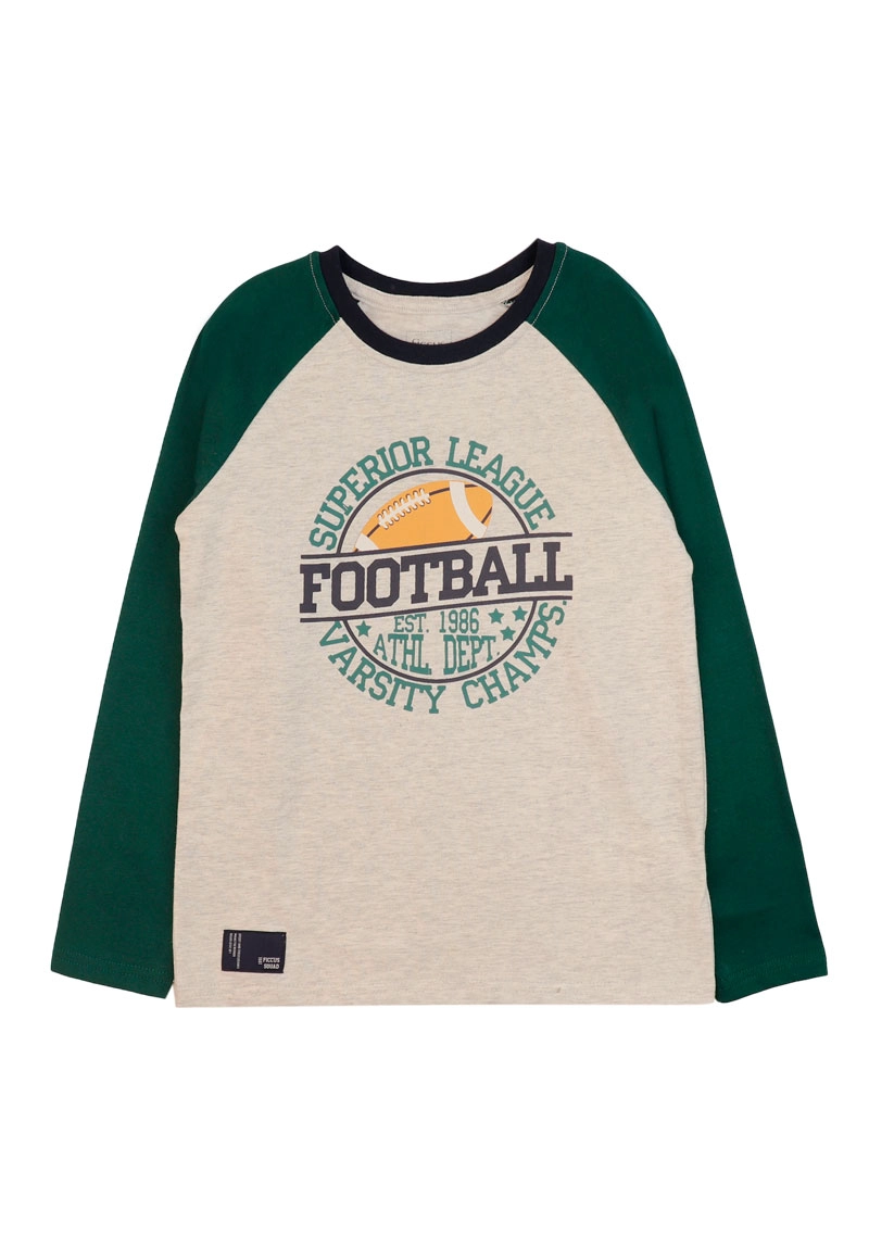 POLERA NIÑO SQUAD 2620224 GRIS MELANGE - 1