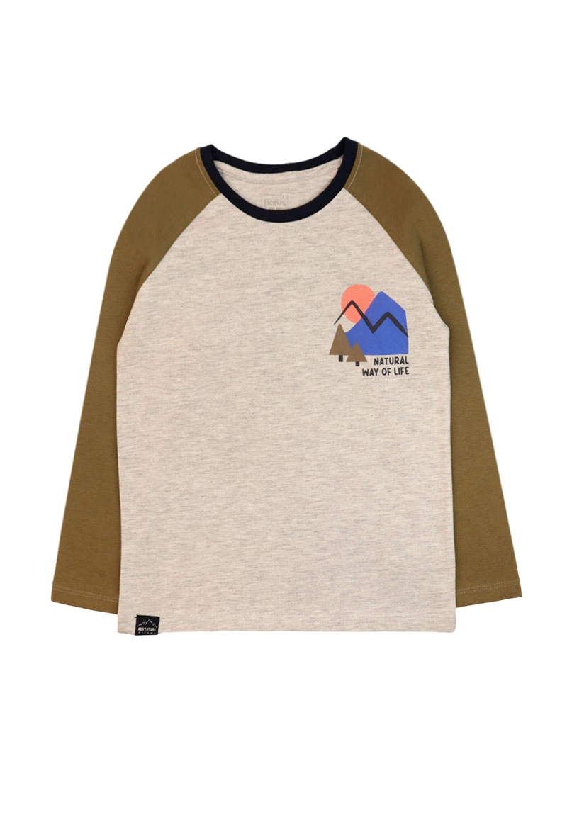 POLERA NIÑO ADVENTURE 2620232 MOSTAZA - 1