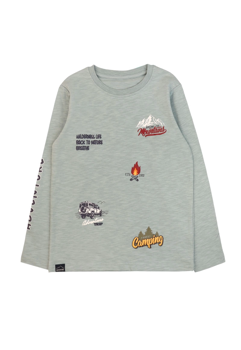 POLERA NIÑO ADVENTURE 2620230 CELESTE - 1