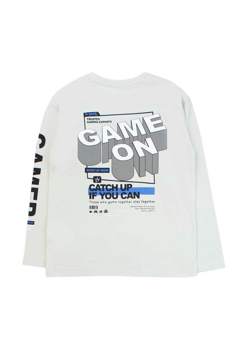 POLERA NIÑO ATTITUDE 2620233 GRIS CLARO - 2