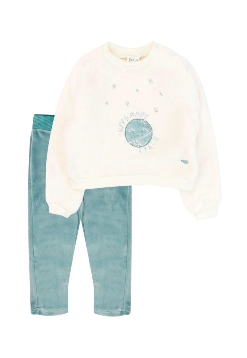 CONJUNTO NIÑA ATTITUDE 2620212 ROSADO - 1