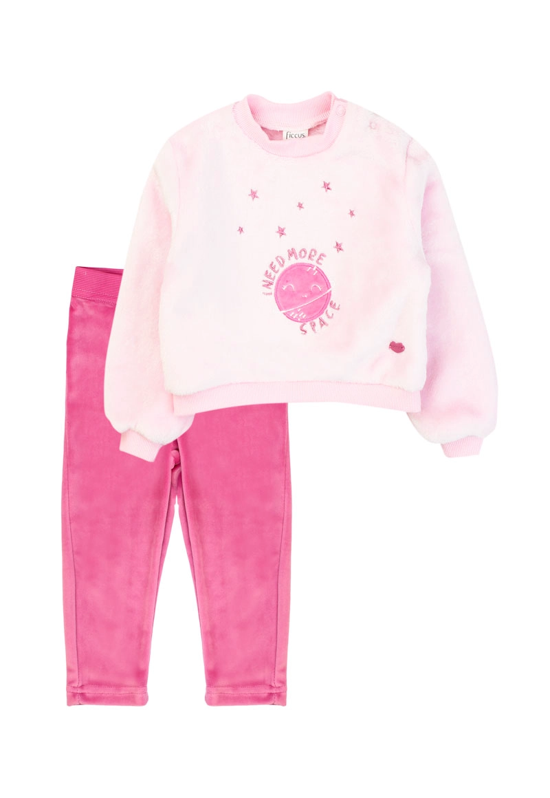 CONJUNTO NIÑA ATTITUDE 2620212 ROSADO - 1
