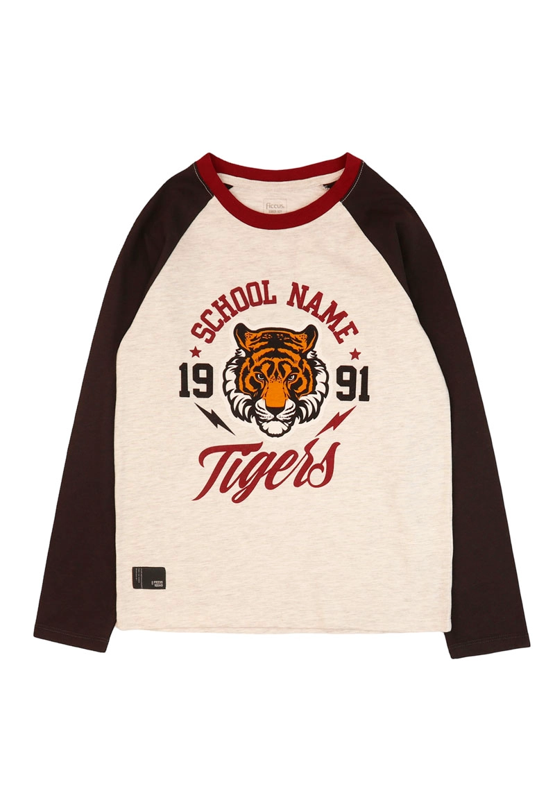 POLERA NIÑO SQUAD 2620332 GRIS MELANGE - 1
