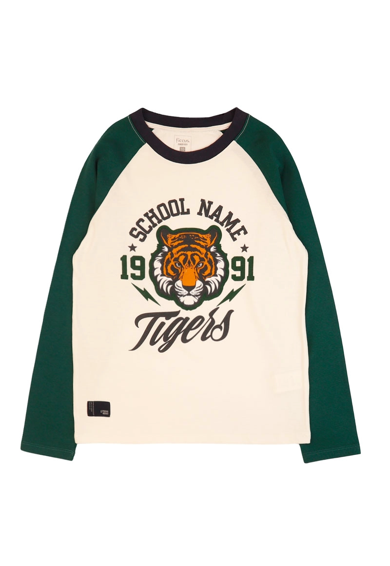 POLERA NIÑO SQUAD 2620332 GRIS MELANGE - 1