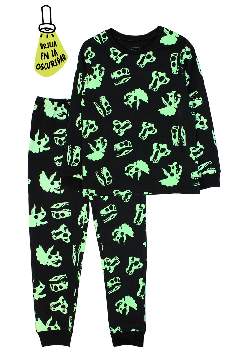 PIJAMA NIÑO MUST HAVE 2620268 NEGRO - 1