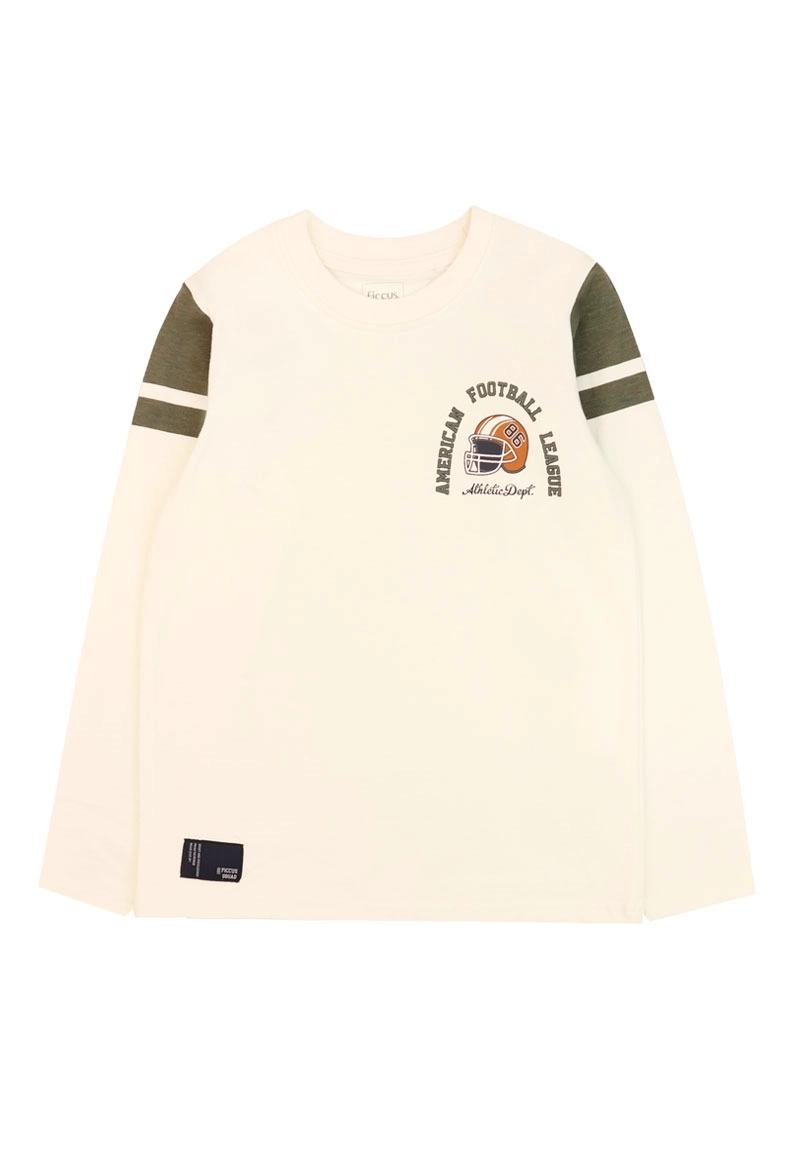 POLERA NIÑO SQUAD 2620226 GRIS MELANGE - 1