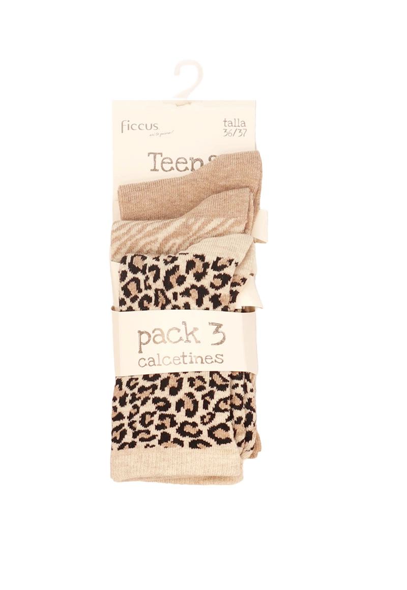 CALCETINES NINA RI 2620656 PACK 3 COLORES