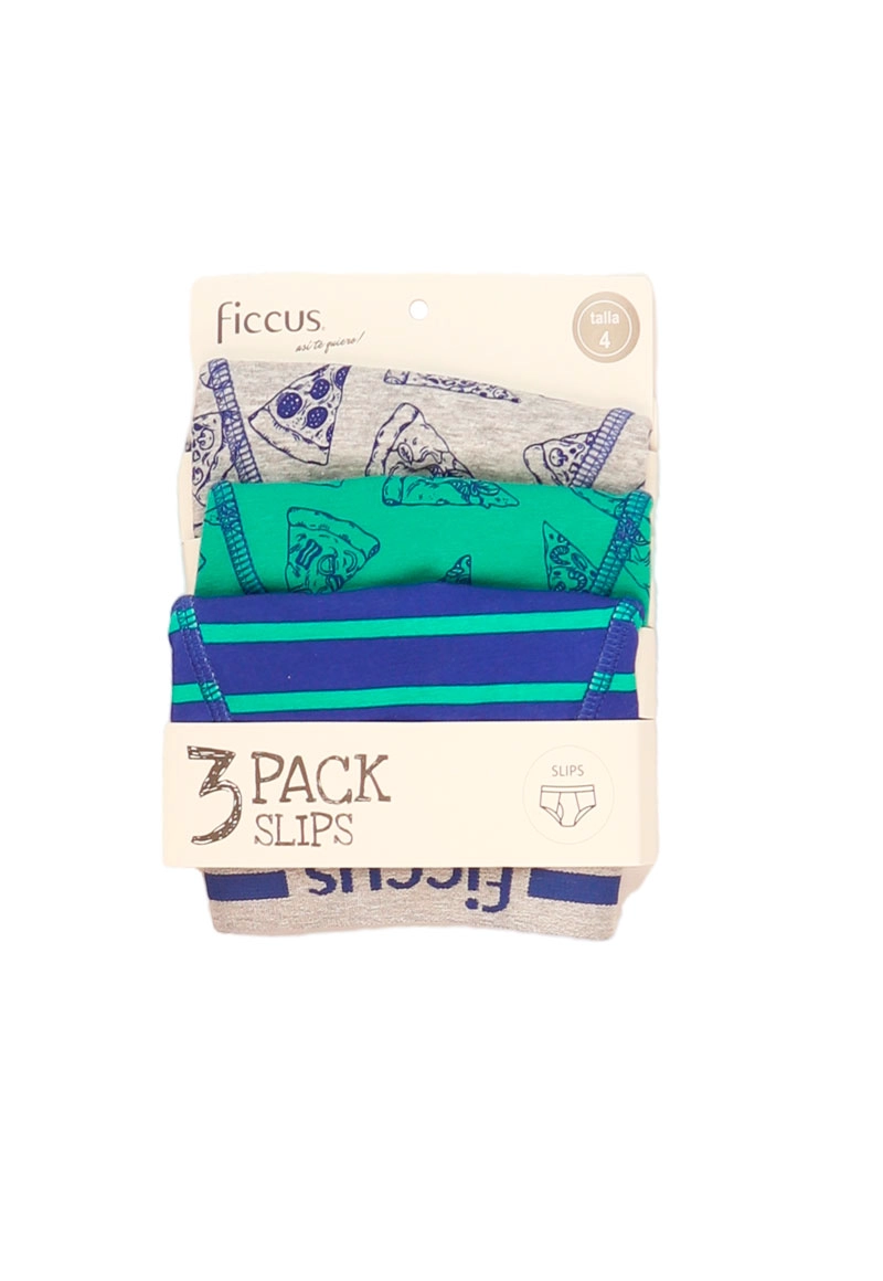 SLIP NIÑO RI 2620640 PACK 3 COLORES - 1