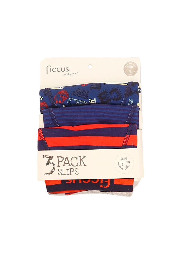 SLIP NIÑO RI 2620641 PACK 3 COLORES - 1