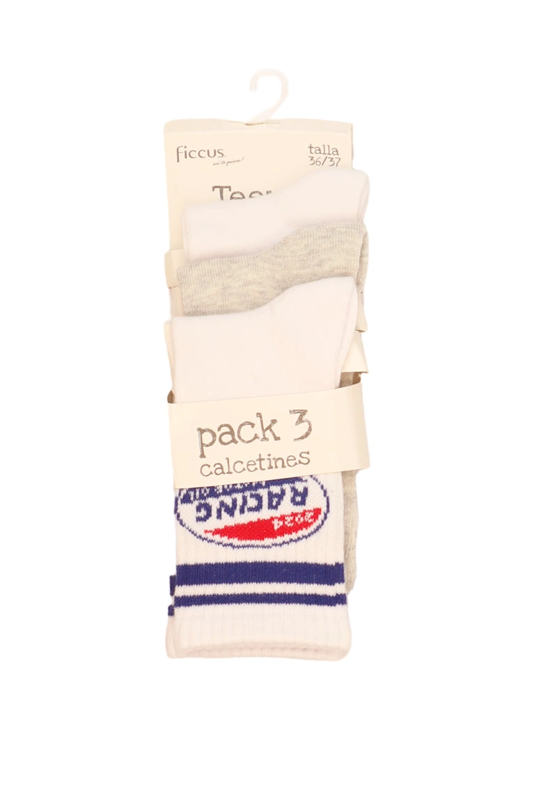 CALCETINES NIÑO RI 2620655 PACK 3 COLORES - 1
