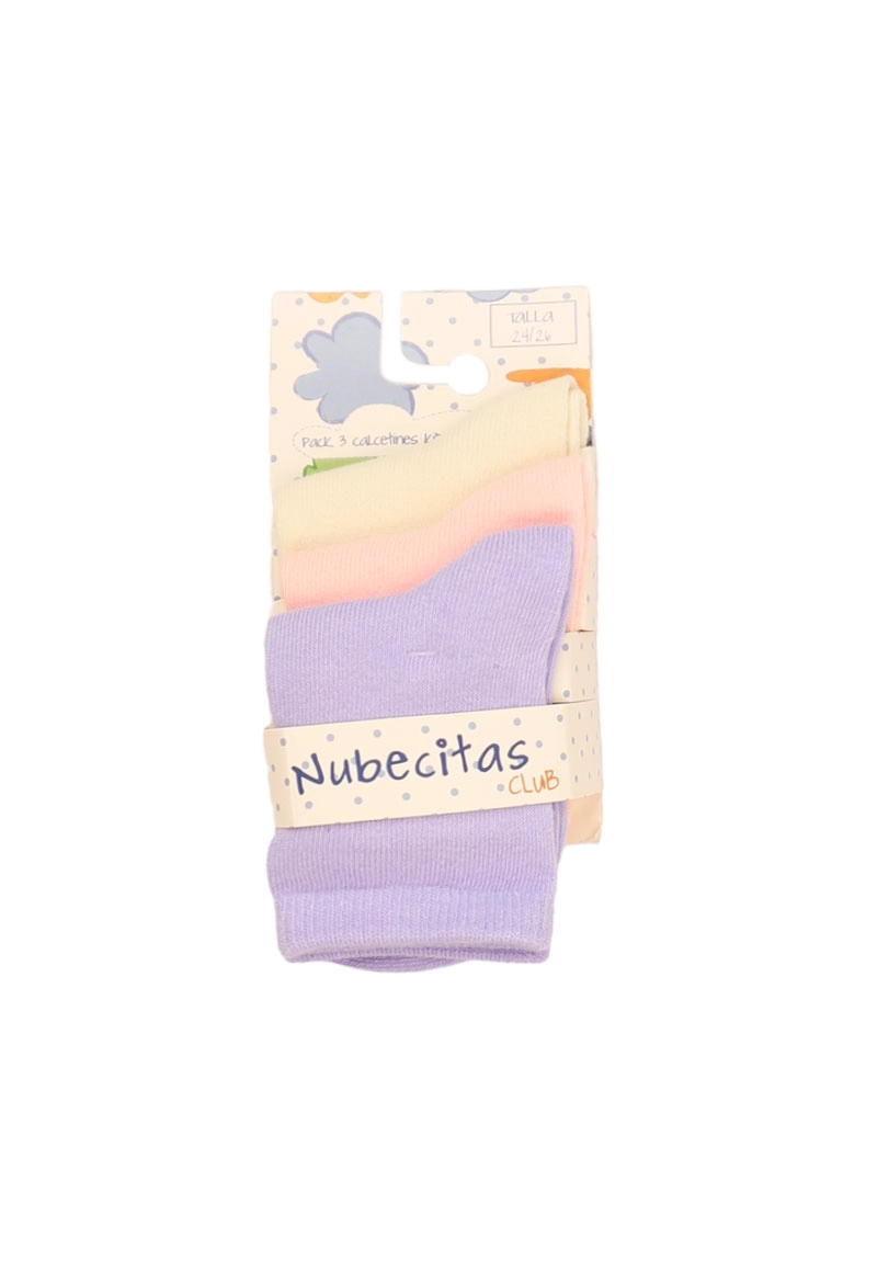 CALCETINES NIÑA RI 2620635 PACK 3 COLORES - 1