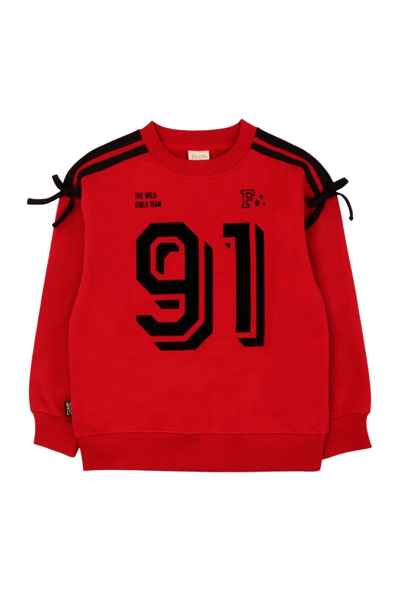 POLERON NIÑA SQUAD 2620286 ROJO - 1