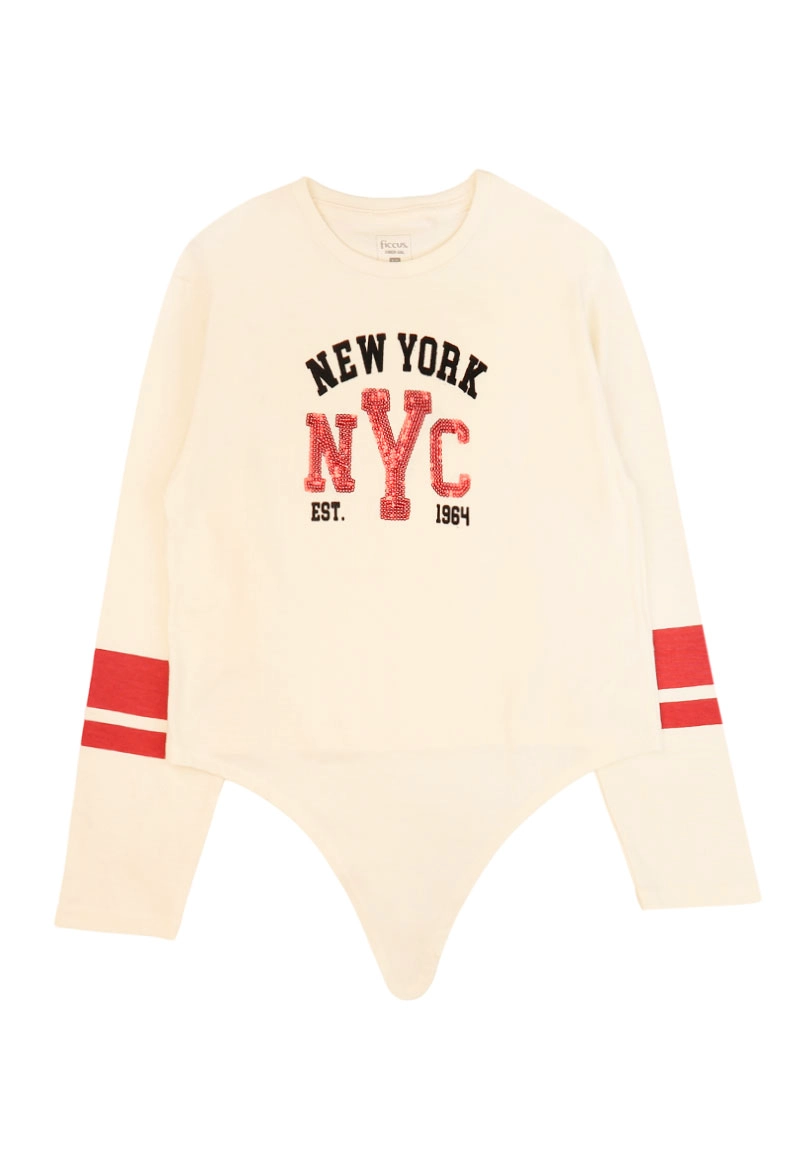 POLERA NIÑA SQUAD 2620354 CRUDO - 1