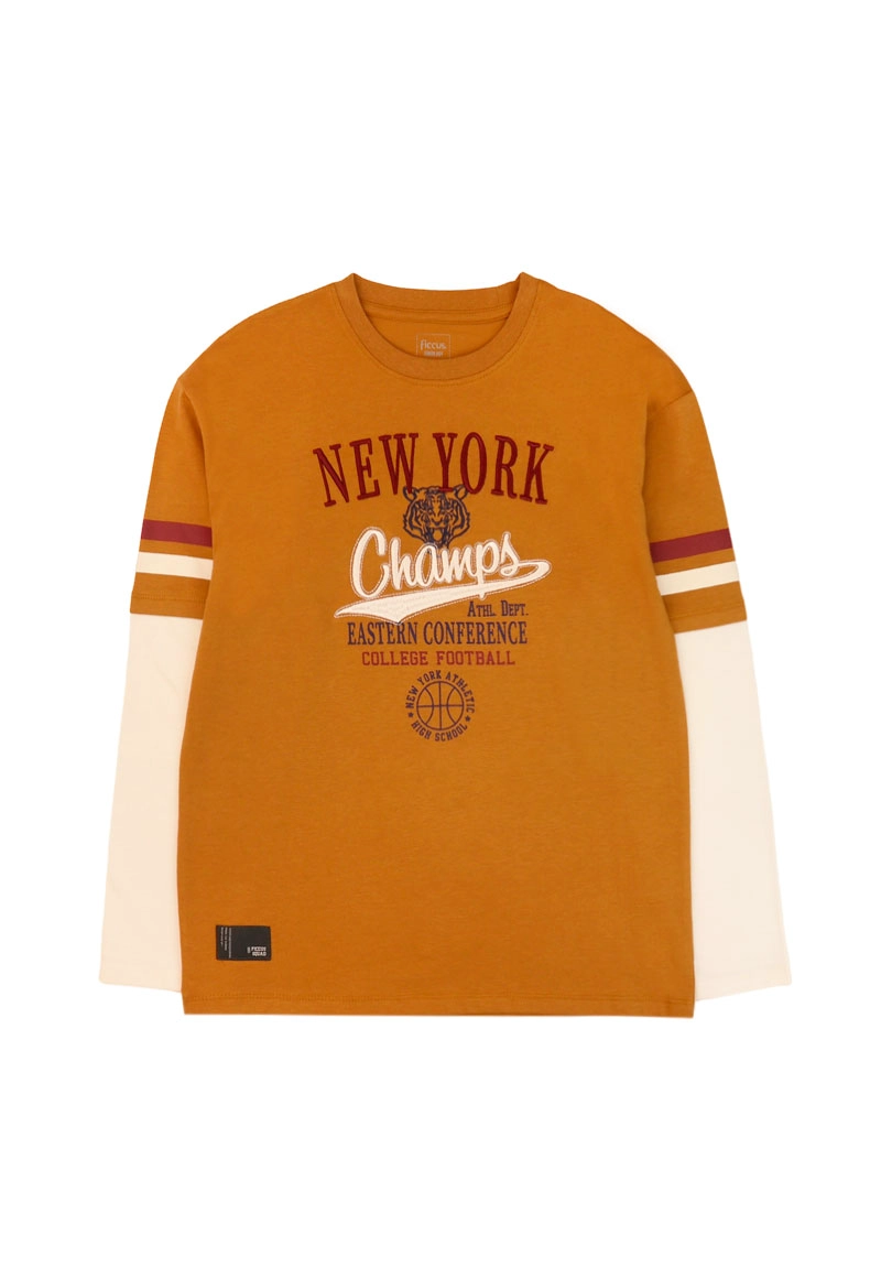 POLERA NIÑO SQUAD 2620330 CAMEL - 1