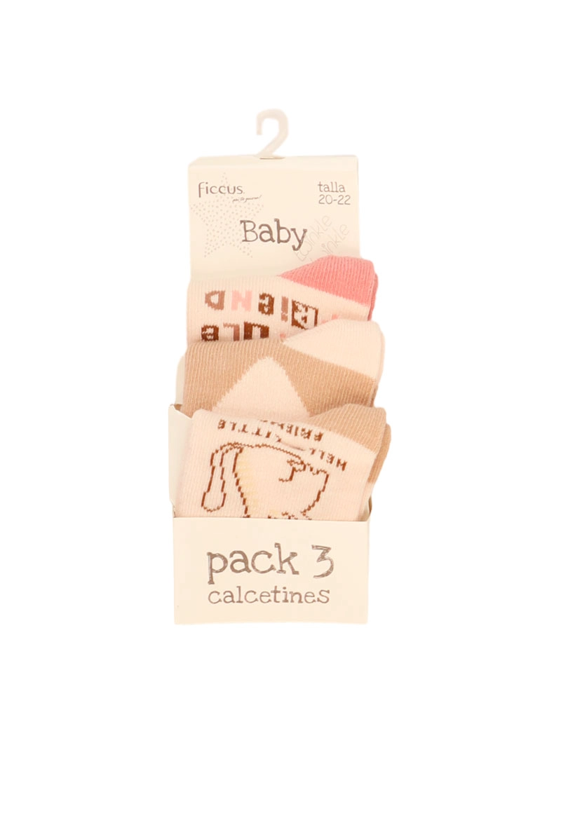 CALCETINES NIÑA RI 2620649 PACK 3 COLORES - 1