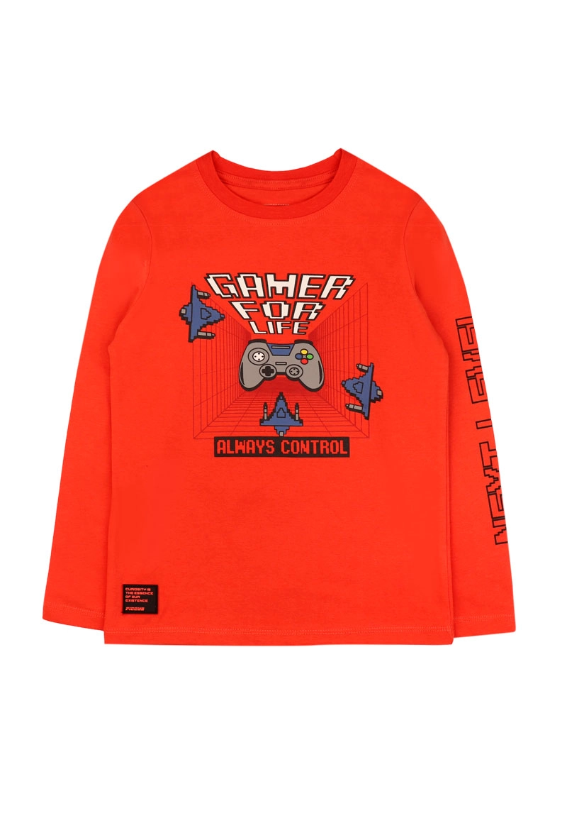 POLERA NIÑO ATTITUDE 2620238 NARANJO - 1