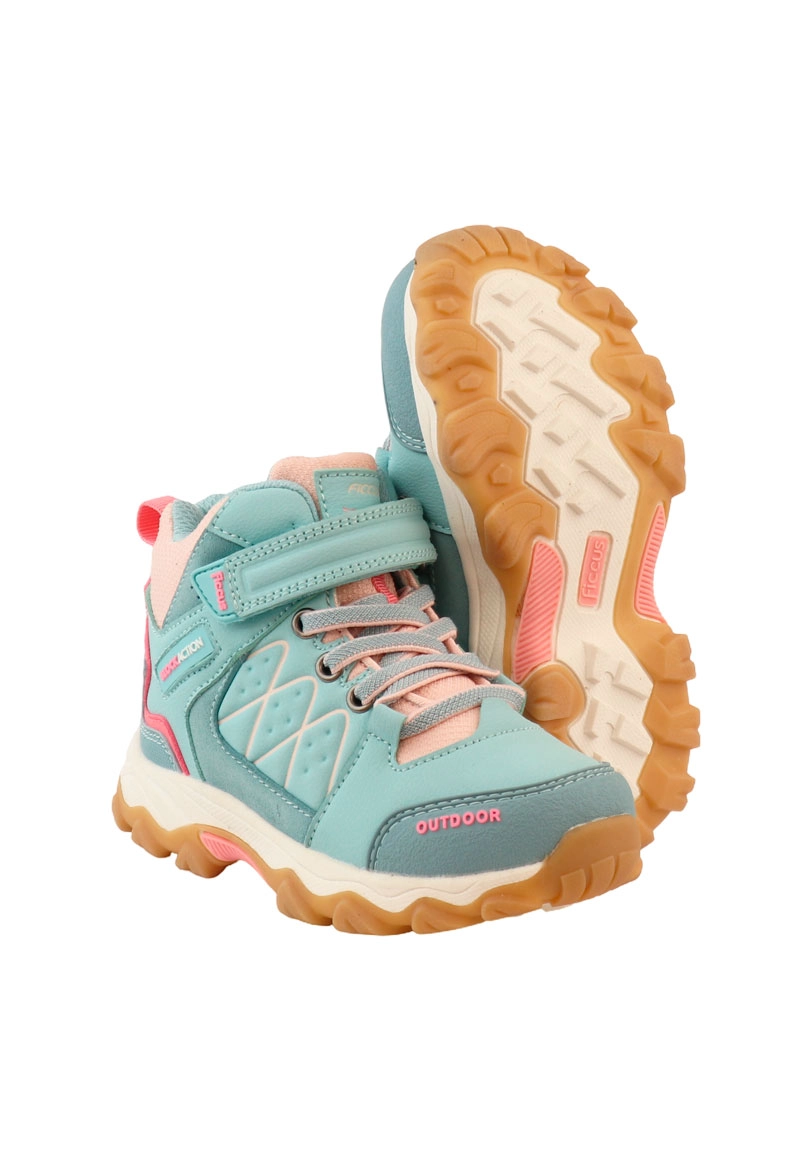 ZAPATILLA OUTDOOR NIÑA FICCUSTEX BLOCK ACTION 2620848 TURQUESA - 3