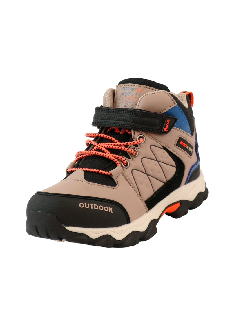 ZAPATILLA OUTDOOR NIÑO FICCUSTEX BLOCK ACTION 2620909 GRIS - 1
