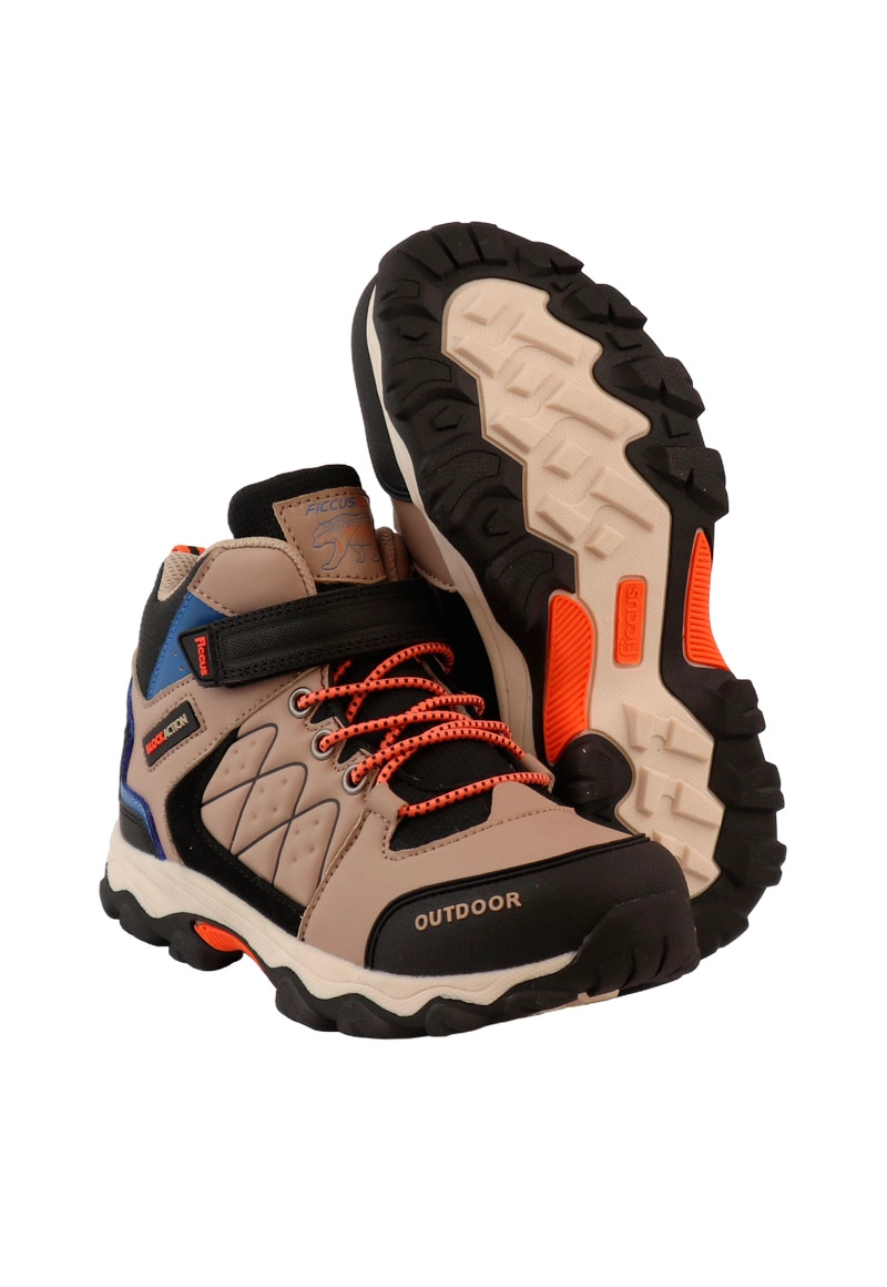 ZAPATILLA OUTDOOR NIÑO FICCUSTEX BLOCK ACTION 2620909 GRIS - 3