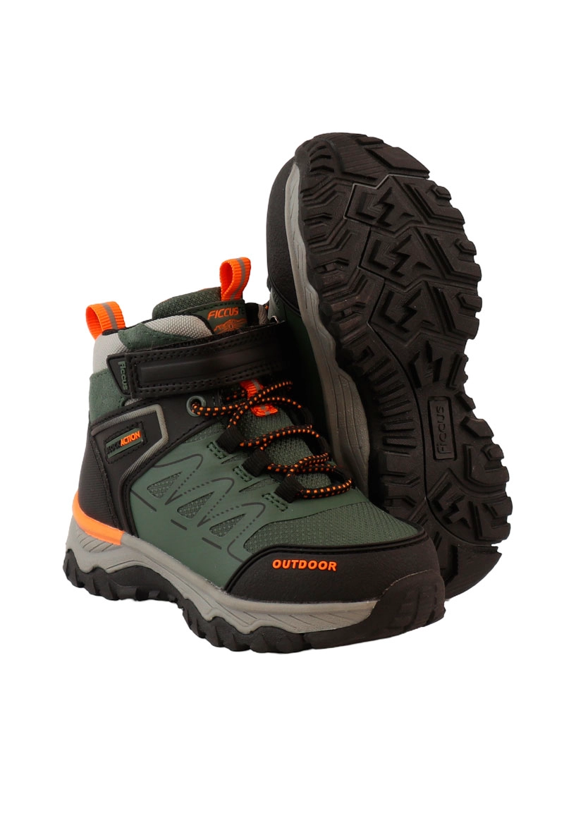 ZAPATILLA OUTDOOR NIÑO FICCUSTEX BLOCK ACTION 2620865 VERDE - 3