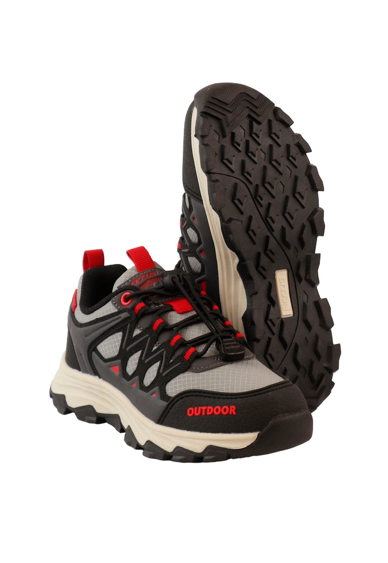 ZAPATILLA OUTDOOR NIÑO FICCUSTEX 2620910 GRIS - 3