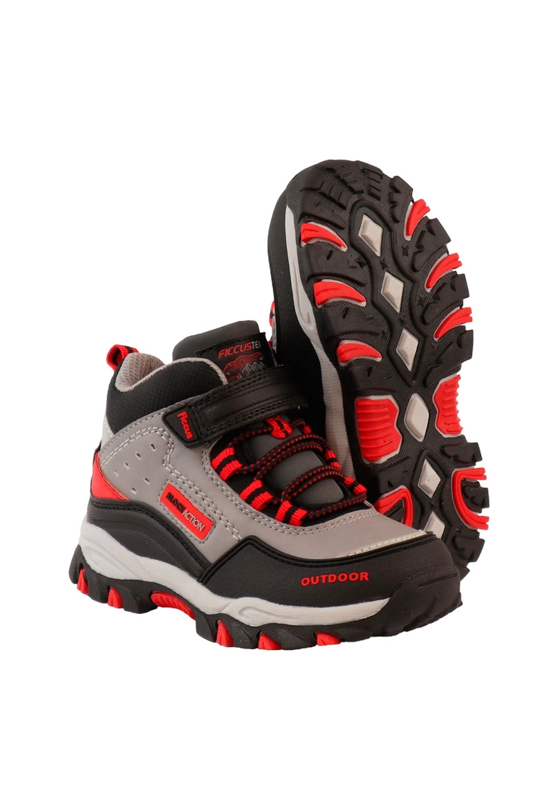 ZAPATILLA OUTDOOR NIÑO FICCUSTEX BLOCK ACTION 2620868 GRIS - 3